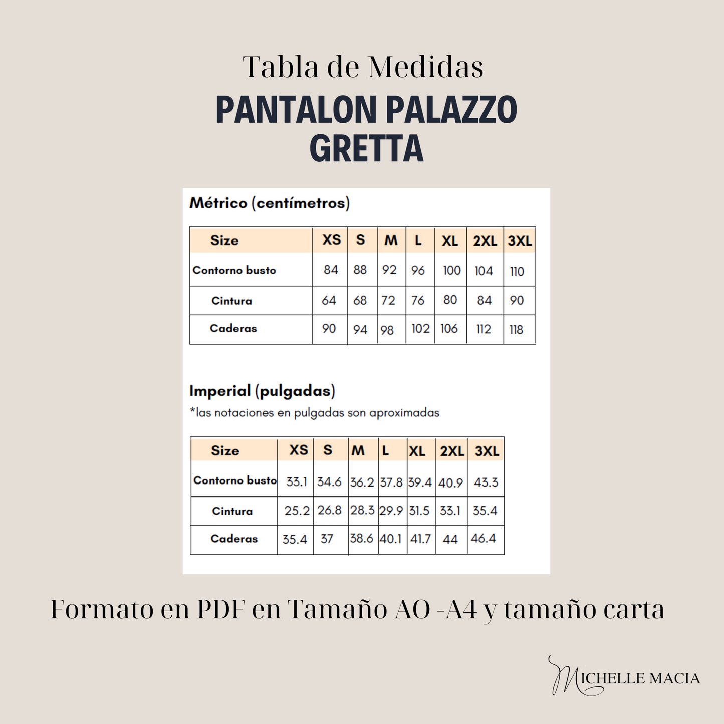Patrón Palazzo Gretta
