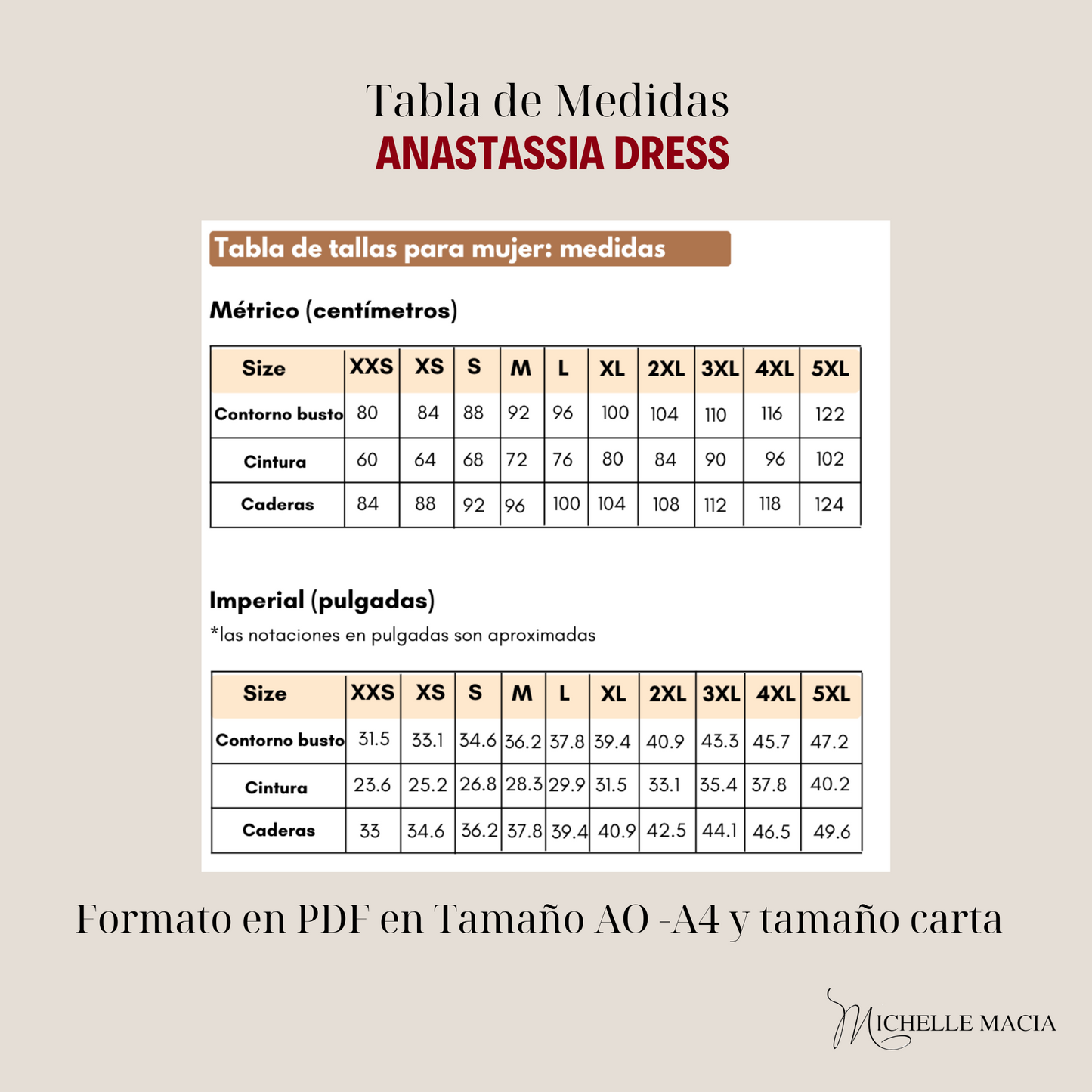 Patrón de Vestido Anastasia