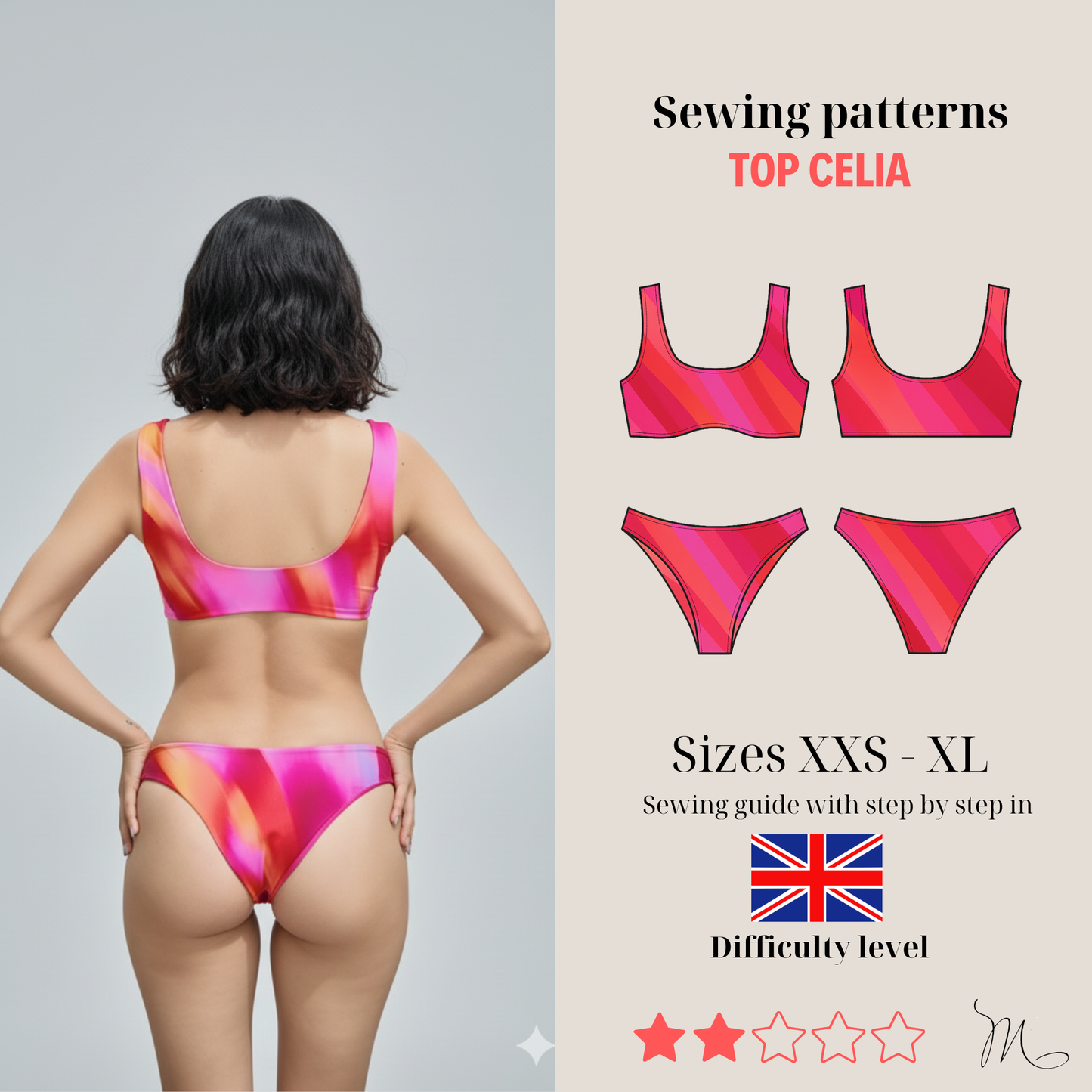 Combo Top Celia + Panty Alicia