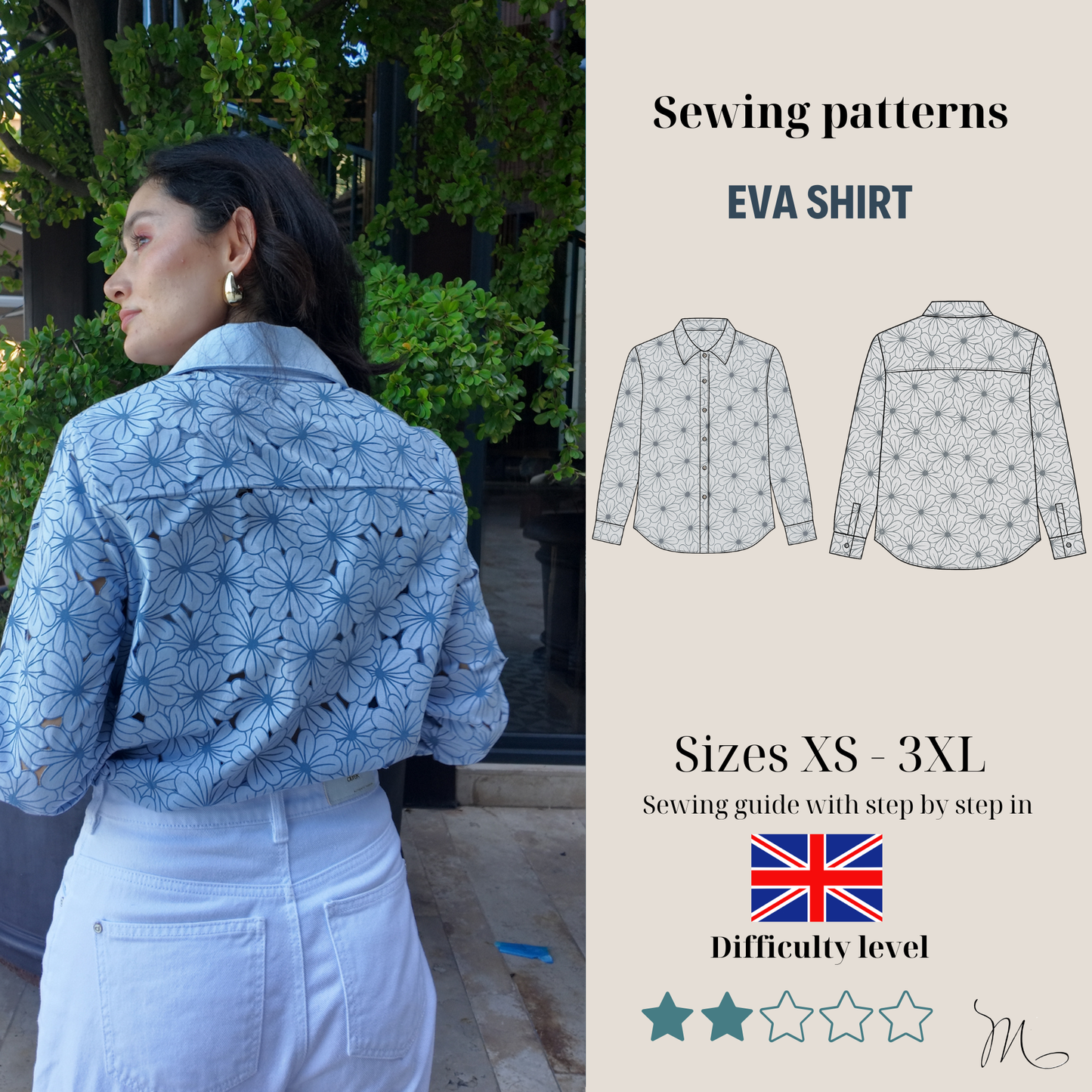 Patrón Camisa Eva