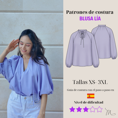 Patrón Blusa Lía