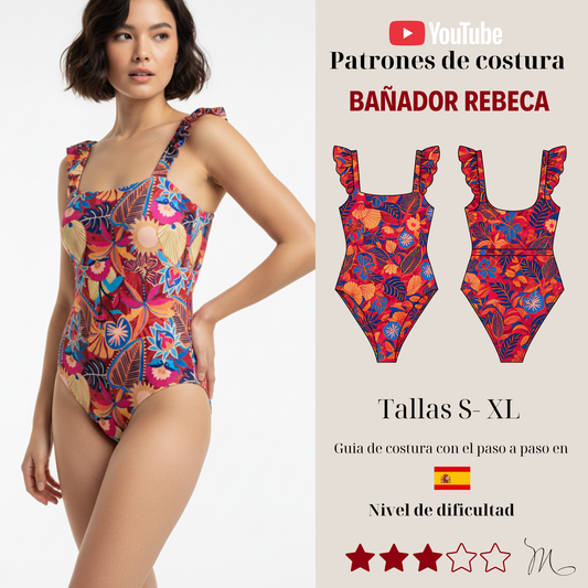 Patrón bañador Rebeca