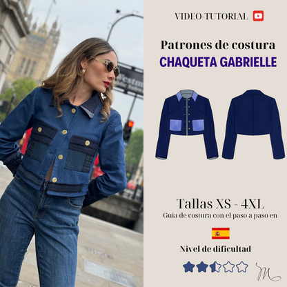 Patrón Chaqueta/Chamarra Gabrielle