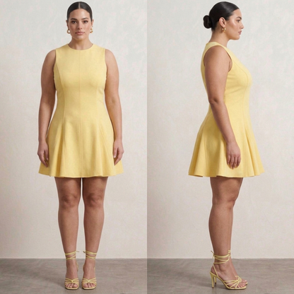 Patrón vestido Godet Dana