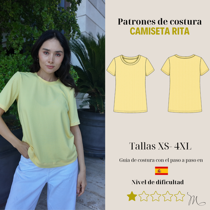 Patrón Camiseta básica Rita