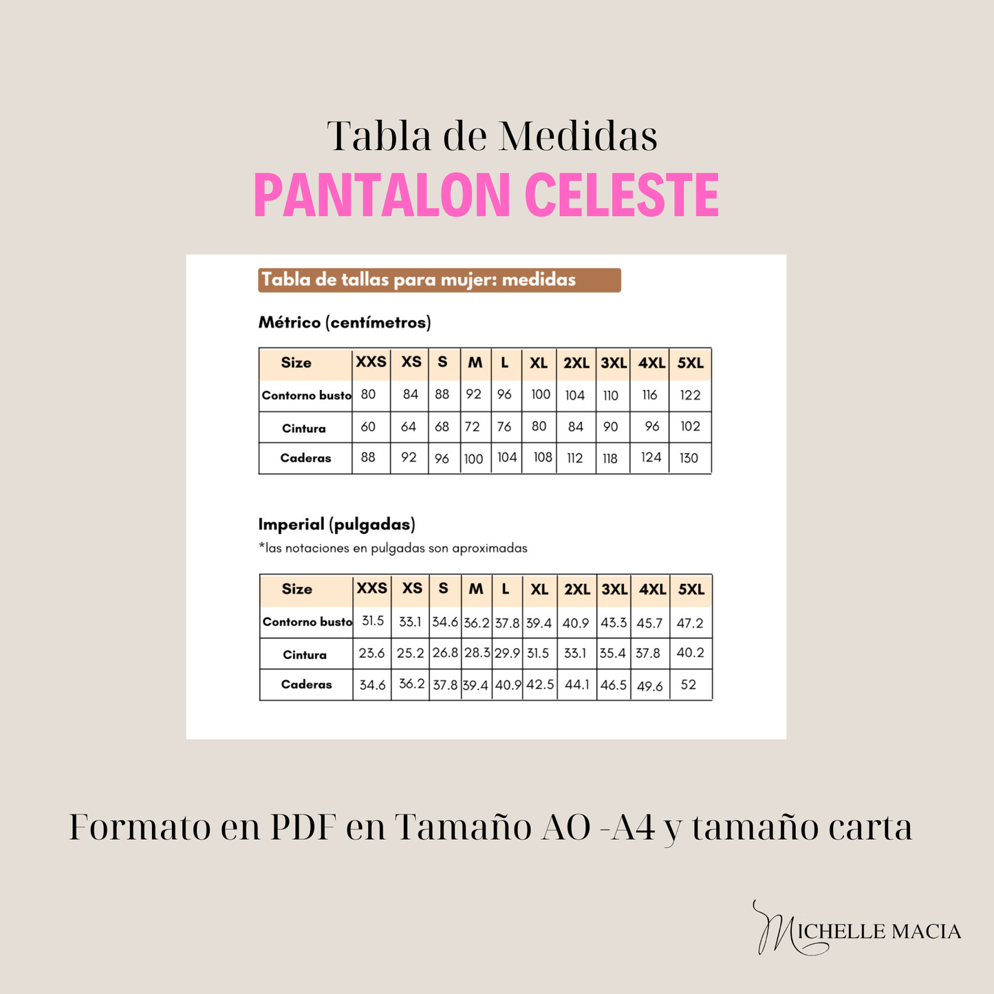 Patrón de Pantalón Celeste