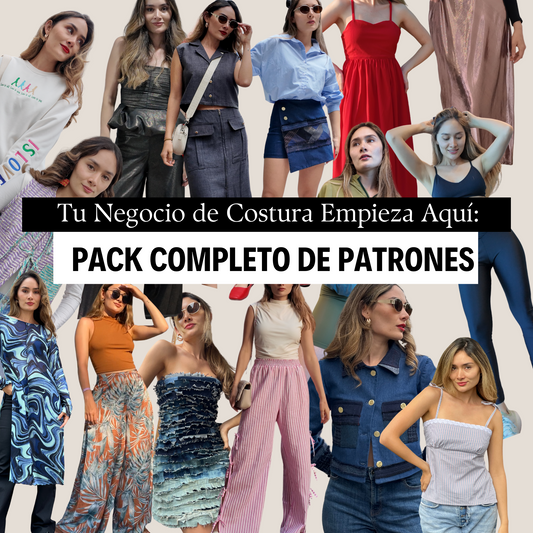 Combo emprendedor con todos los moldes y todas las tallas