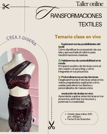 Taller de transformación textil By Michelle