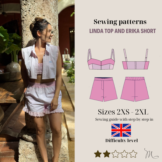 Patrón Top Linda +Short Erika