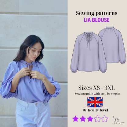 Patrón Blusa Lía